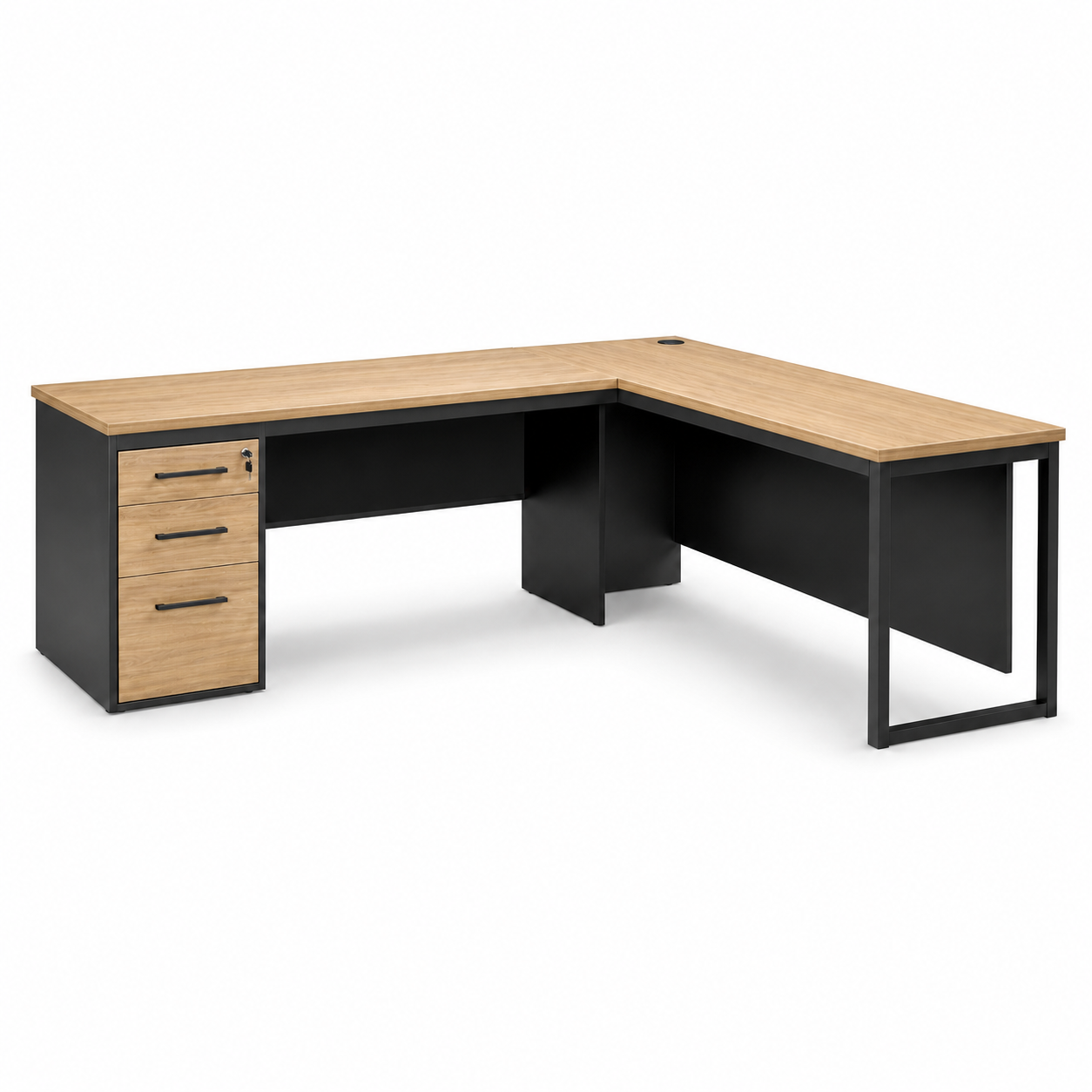 Auremont Ergonomic L-Shaped Workstation Desk
