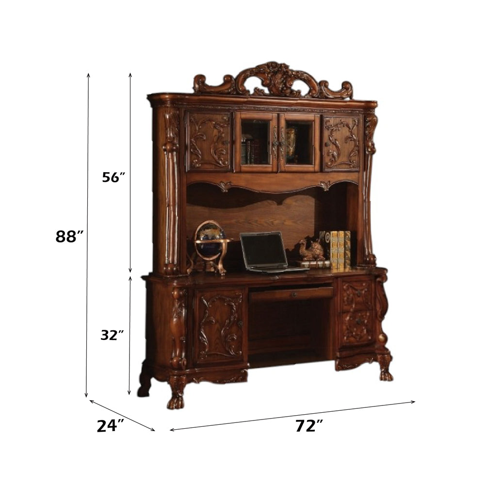 Dresden Executive Computer Desk W/Hutch image 4