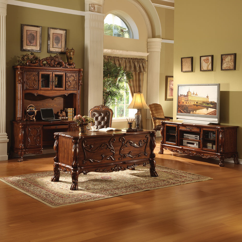 Dresden Executive Computer Desk W/Hutch image 3