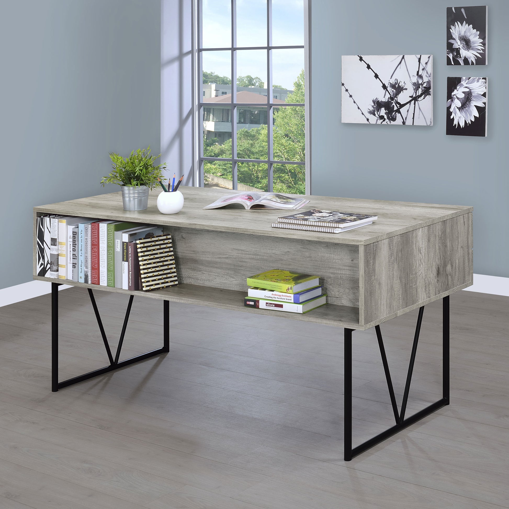 Analiese 4-drawer Writing Desk