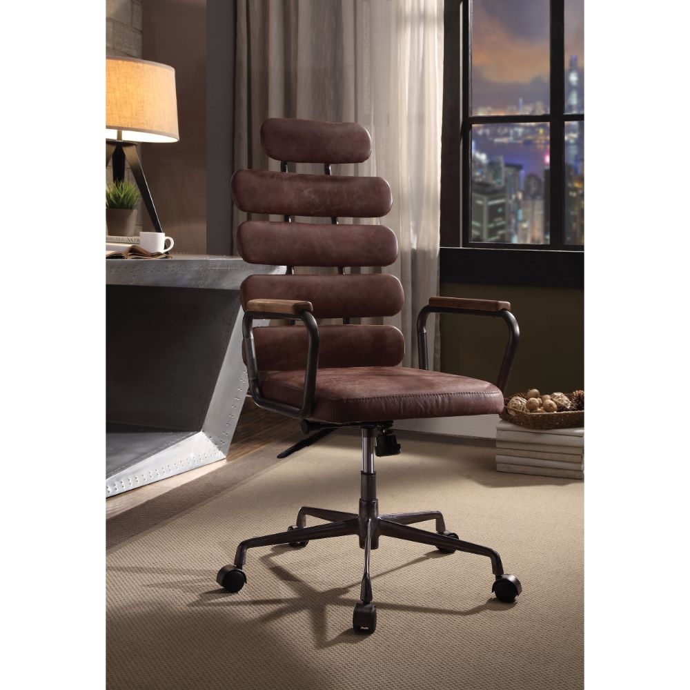 Calan Office Chair - Vintage Whiskey Top Grain Leather - 92110 image 2