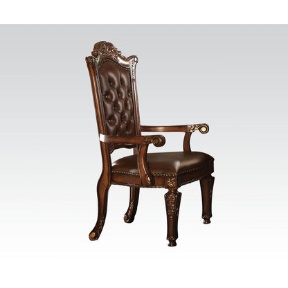 Vendome Executive Office Chair - Synthetic Leather & Cherry Finish - 92126