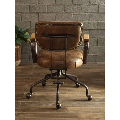 Hallie Office Chair - Vintage Whiskey Top Grain Leather - 92410 image 3