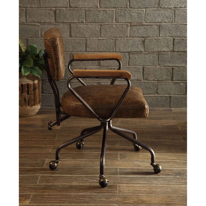 Hallie Office Chair - Vintage Whiskey Top Grain Leather - 92410 image 4