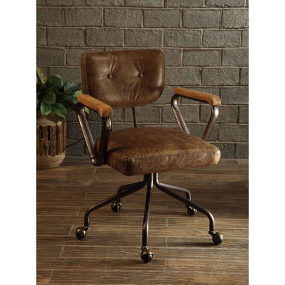 Hallie Office Chair - Vintage Whiskey Top Grain Leather - 92410 image 5