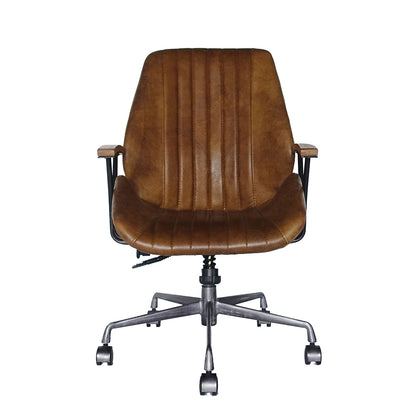 Hamilton Office Chair - Coffee Top Grain Leather - 92412 image 3