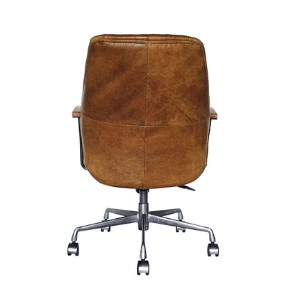 Hamilton Office Chair - Coffee Top Grain Leather - 92412 image 5