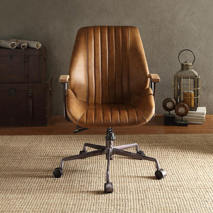 Hamilton Office Chair - Coffee Top Grain Leather - 92412 image 6