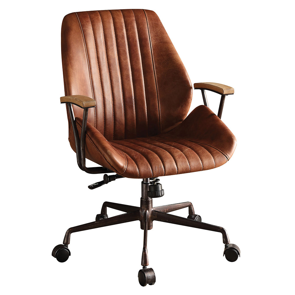 Hamilton Office Chair - Cocoa Top Grain Leather - 92413 image 2