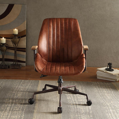 Hamilton Office Chair - Cocoa Top Grain Leather - 92413 image 3