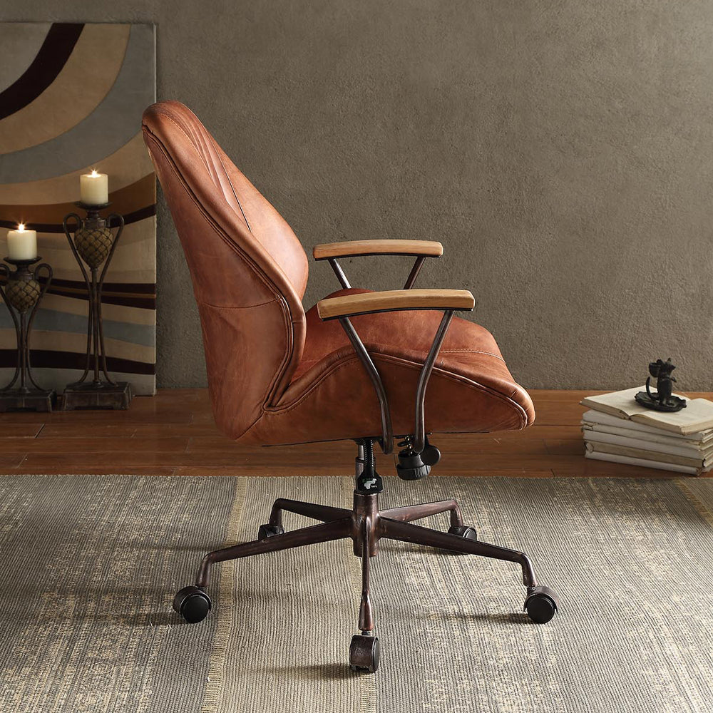 Hamilton Office Chair - Cocoa Top Grain Leather - 92413 image 4