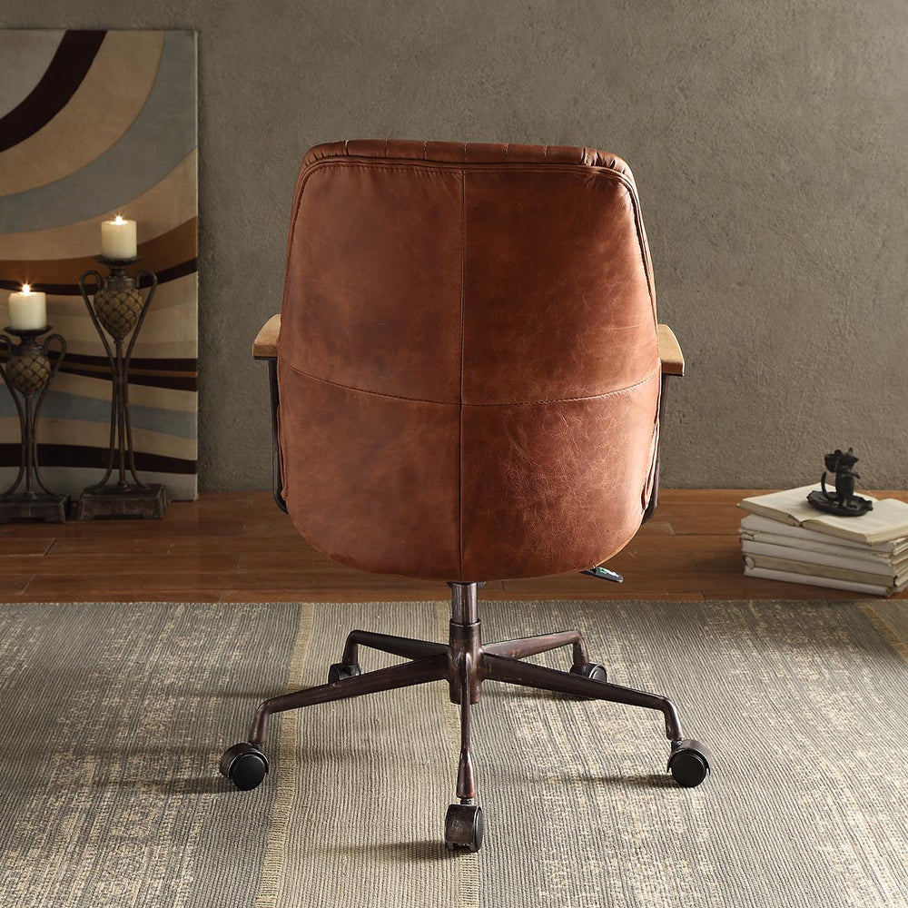 Hamilton Office Chair - Cocoa Top Grain Leather - 92413 image 5