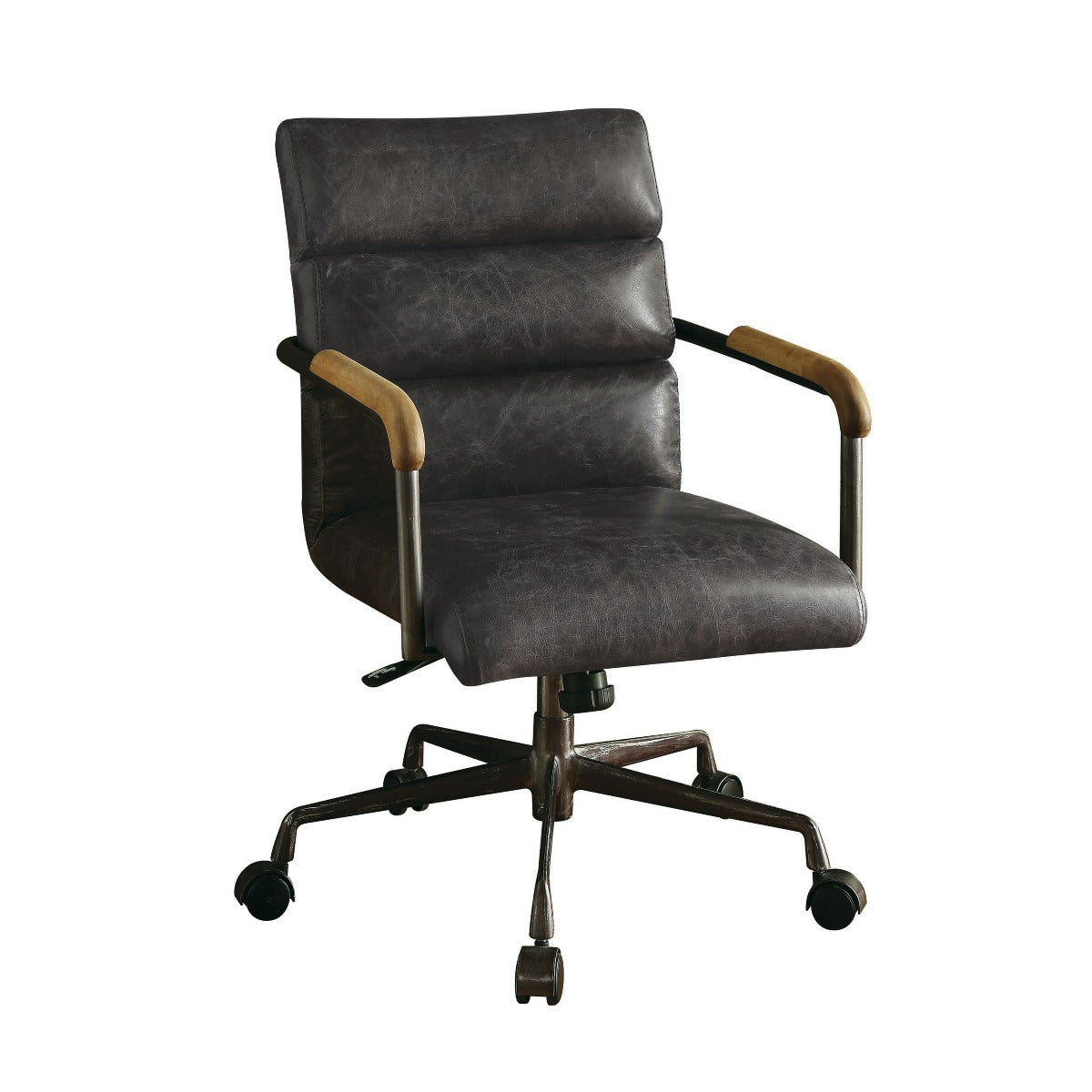 Harith Office Chair - Antique Slate Top Grain Leather - 92415