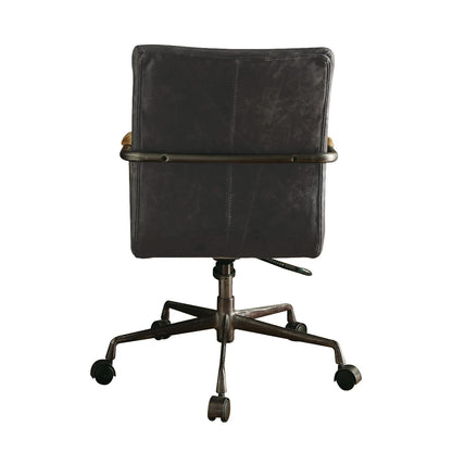 Harith Office Chair - Antique Slate Top Grain Leather - 92415 image 2