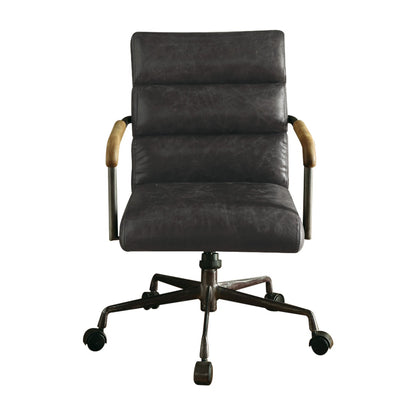 Harith Office Chair - Antique Slate Top Grain Leather - 92415 image 3