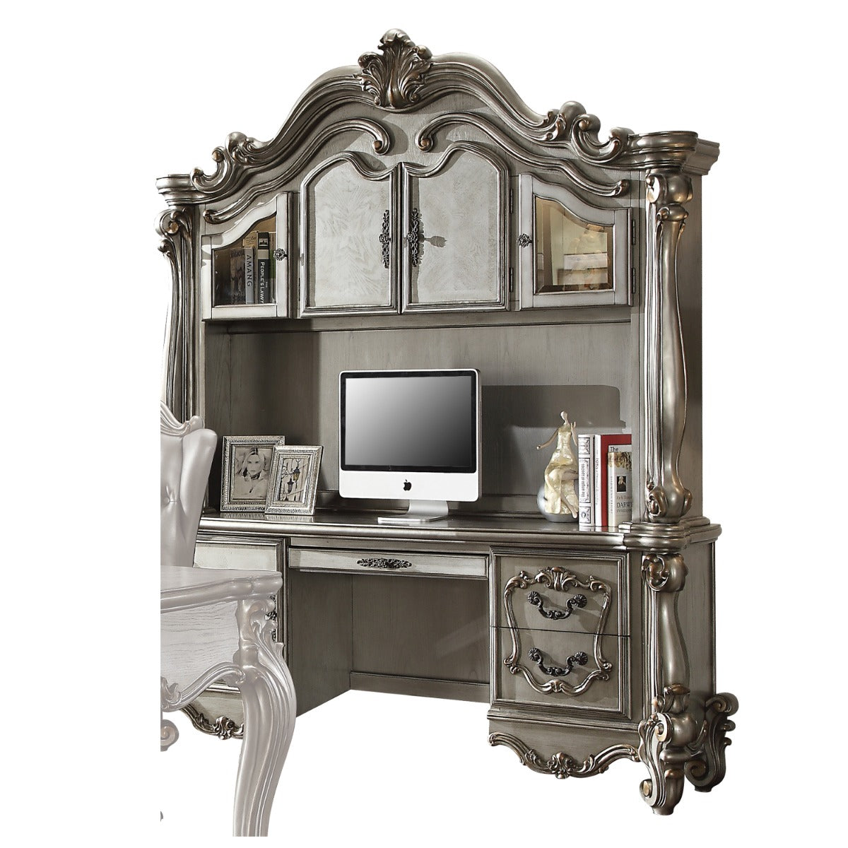 Versailles Executive Computer Desk W/Hutch image 8