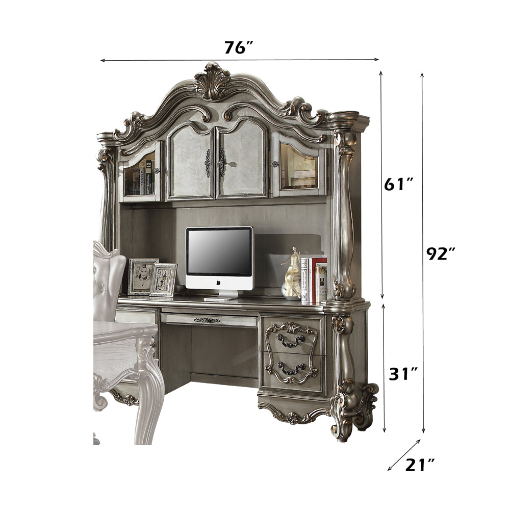 Versailles Executive Computer Desk W/Hutch image 10