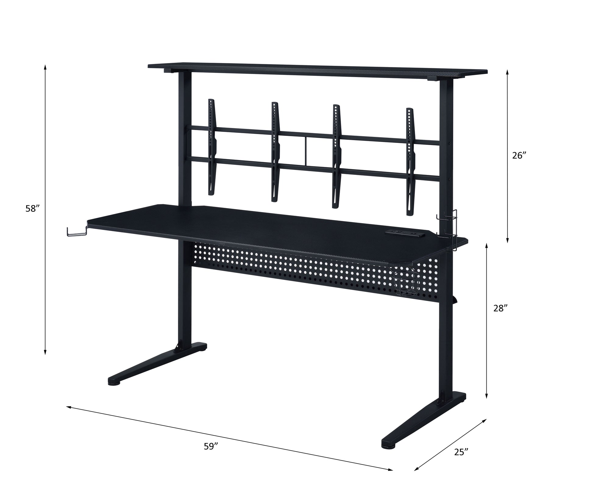 Canzi Gaming Desk W/USB image 6