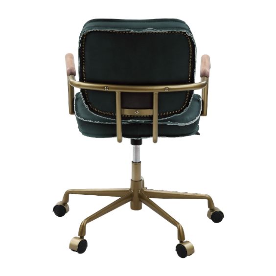 Eclarn Office Chair - Emerald GreenTop Grain Leather - 93171 image 2