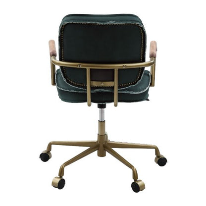 Eclarn Office Chair - Emerald GreenTop Grain Leather - 93171 image 2