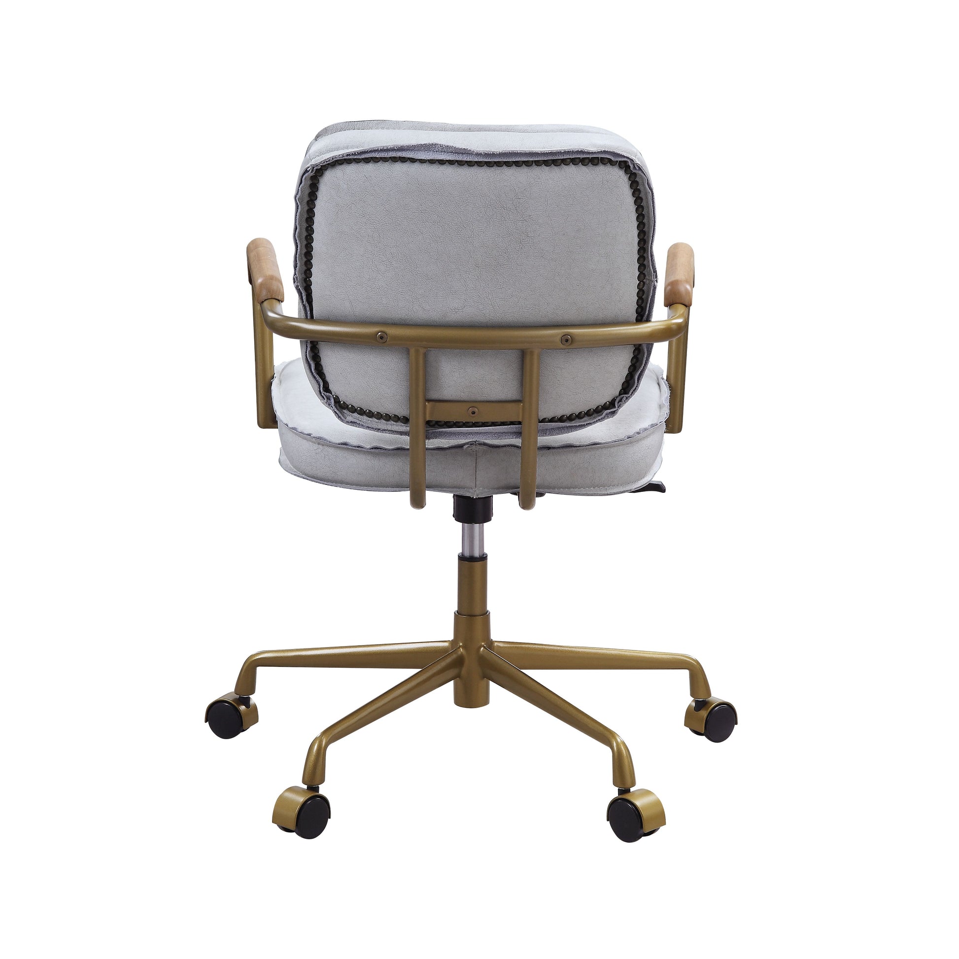 Eclarn Office Chair - Vintage White Top Grain Leather - 93172 image 5