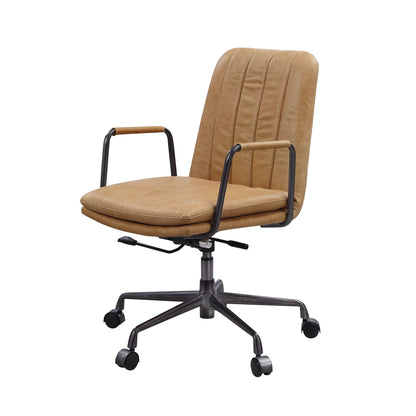 Eclarn Office Chair - Rum Top Grain Leather - 93174 image 2
