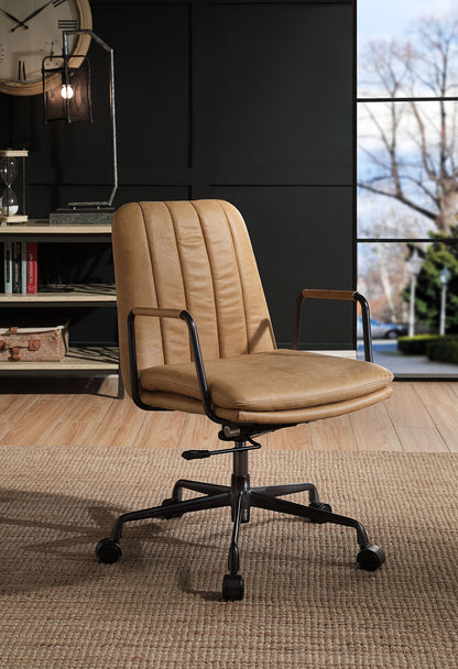 Eclarn Office Chair - Rum Top Grain Leather - 93174 image 9