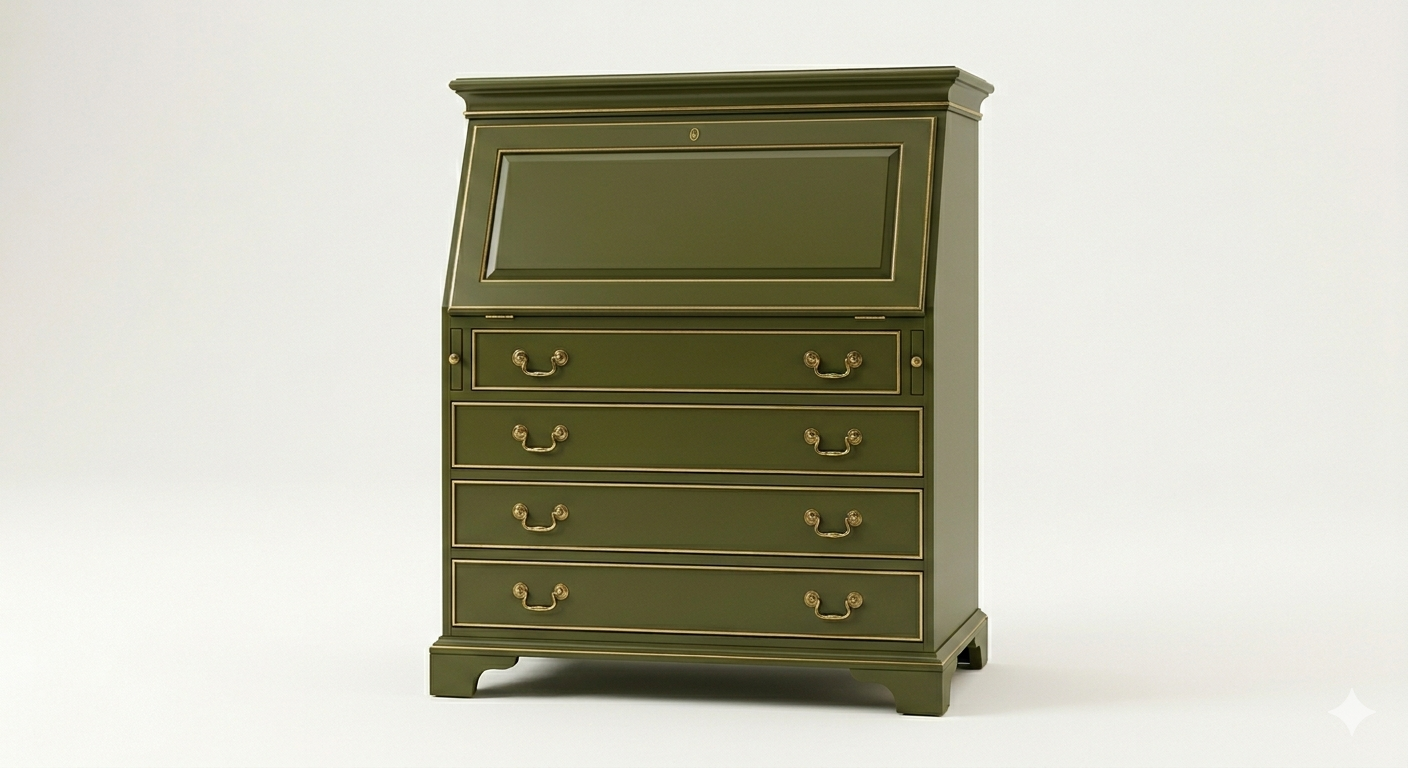 Ashbourne Secretary Cabinet Desk