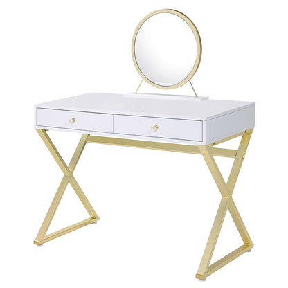 Coleen Vanity Desk W/Mirror & Jewelry Tray image 22