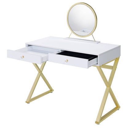 Coleen Vanity Desk W/Mirror & Jewelry Tray image 24