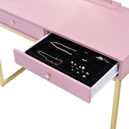 Coleen Vanity Desk W/Mirror & Jewelry Tray image 17