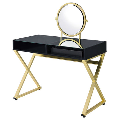 Coleen Vanity Desk W/Mirror & Jewelry Tray image 8