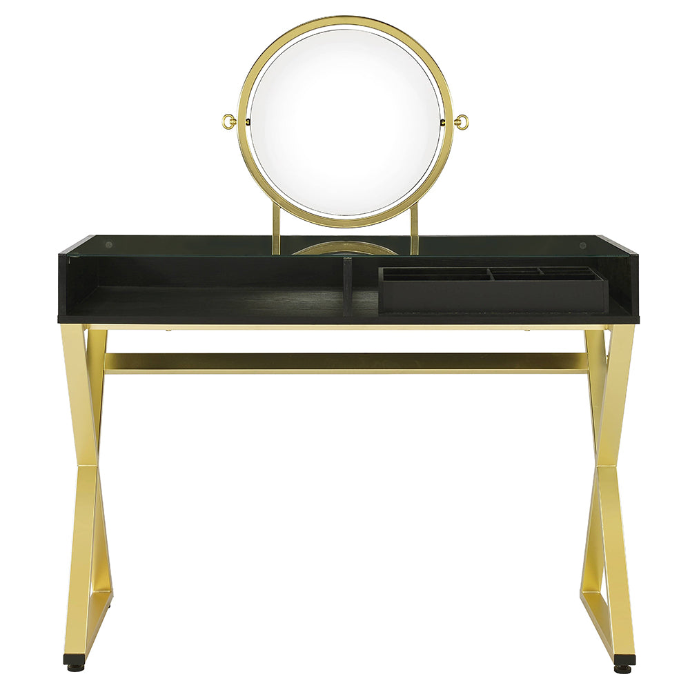 Coleen Vanity Desk W/Mirror & Jewelry Tray image 9
