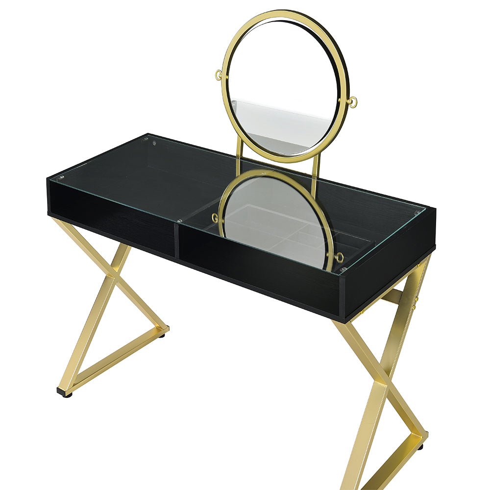 Coleen Vanity Desk W/Mirror & Jewelry Tray image 10