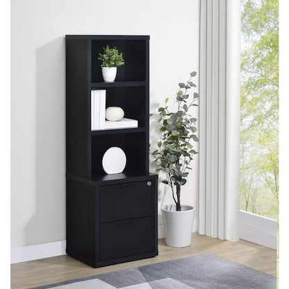 Coaster Westpark Black single bookcase product view