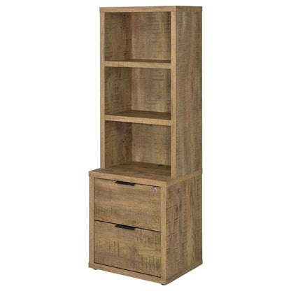 Coaster Westpark Mango bookcase angled product view
