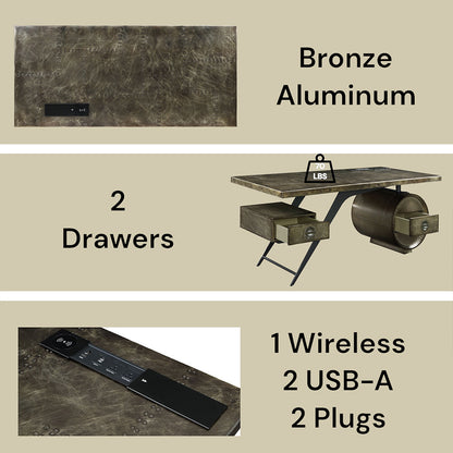 Brancaster Executive Writing Desk W/USB image 10